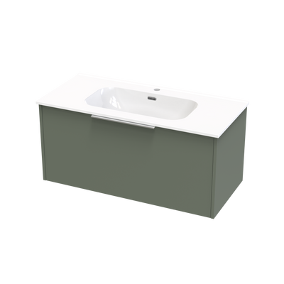 Nikau Aura 1000 Single Drawer Wall Vanity