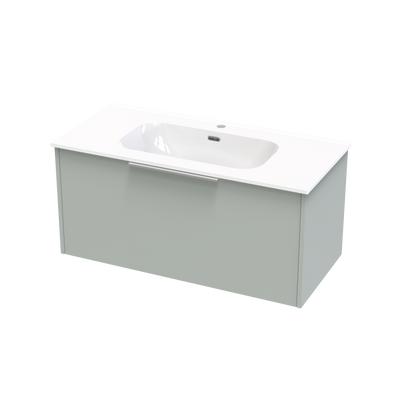 Nikau Aura 1000 Single Drawer Wall Vanity