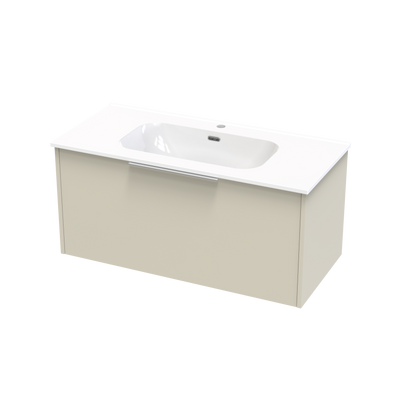 Nikau Aura 1000 Single Drawer Wall Vanity