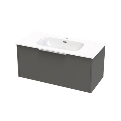 Nikau Aura 1000 Single Drawer Wall Vanity
