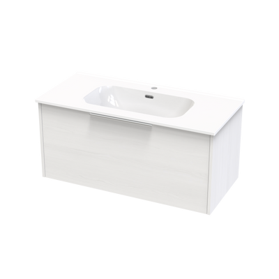 Nikau Aura 1000 Single Drawer Wall Vanity
