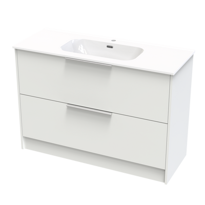 Nikau Aura 1200 Double Drawer Floor Vanity