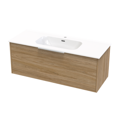 Nikau Aura 1200 Single Drawer Wall Vanity