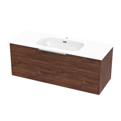 Nikau Aura 1200 Single Drawer Wall Vanity