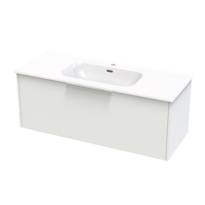 Nikau Aura 1200 Single Drawer Wall Vanity