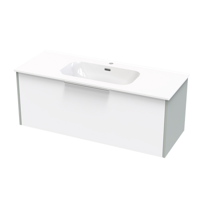 Nikau Aura 1200 Single Drawer Two Tone Wall Vanity