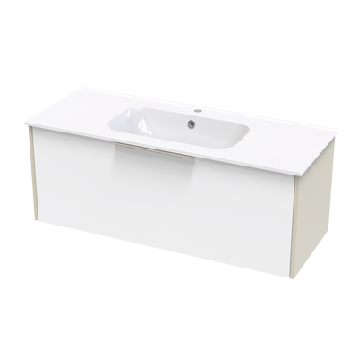 Nikau Aura 1200 Single Drawer Two Tone Wall Vanity