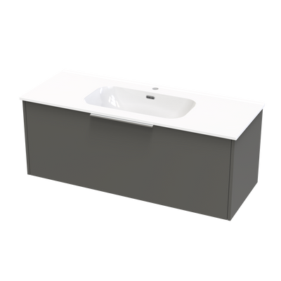 Nikau Aura 1200 Single Drawer Wall Vanity