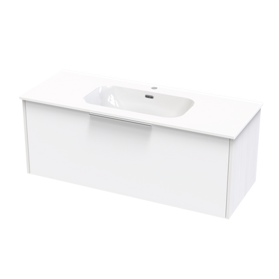 Nikau Aura 1200 Single Drawer Two Tone Wall Vanity