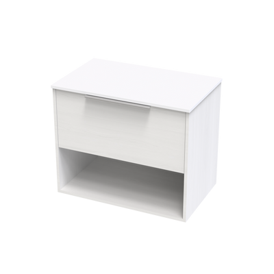 Nikau Pro Drawer Open Shelf 750mm Wall Hung Vanity