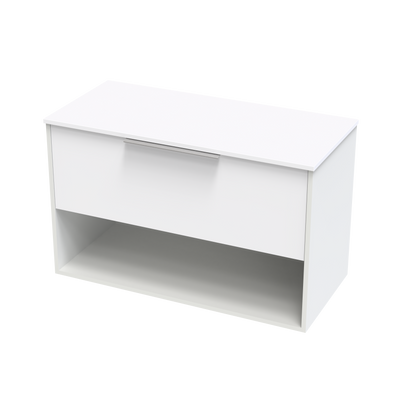 Nikau Pro 1000 Drawer Open Shelf Two Tone Wall Vanity