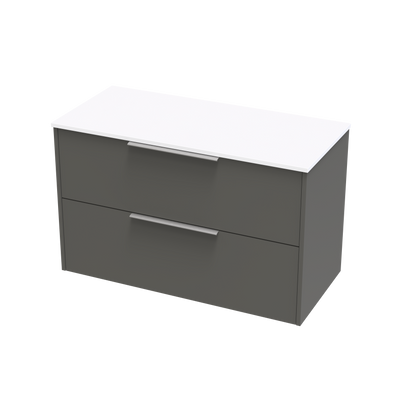 Nikau Pro 1000 Double Drawer Wall Vanity