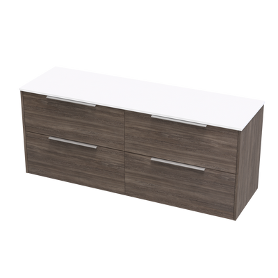 Nikau Pro Double Drawers 1500mm Wall Hung Vanity