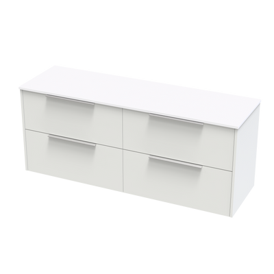 Nikau Pro Double Drawers 1500mm Wall Hung Vanity