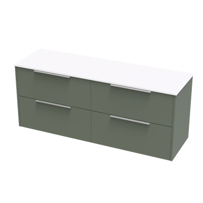 Nikau Pro Double Drawers 1500mm Wall Hung Vanity