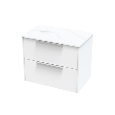 Nikau Pro Arctic 750 Double Drawer Wall Vanity