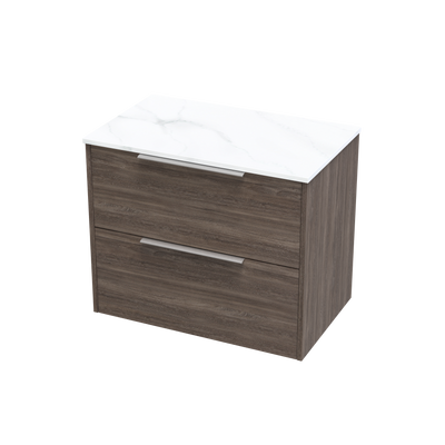 Nikau Pro Arctic 750 Double Drawer Wall Vanity