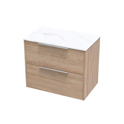 Nikau Pro Arctic 750 Double Drawer Wall Vanity