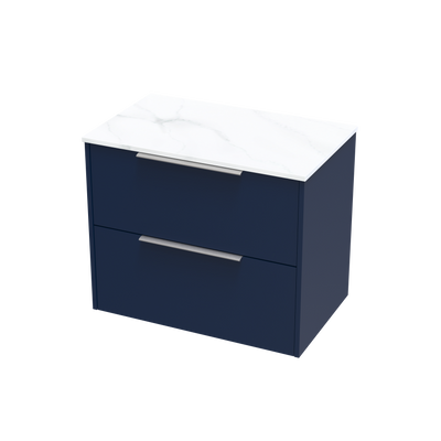 Nikau Pro Arctic 750 Double Drawer Wall Vanity