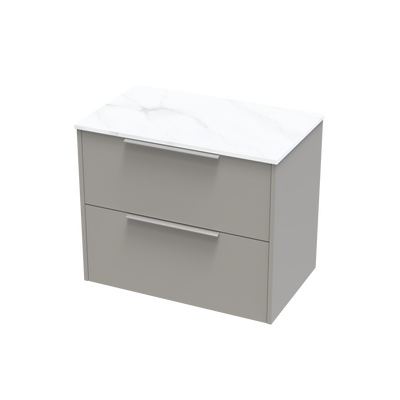 Nikau Pro Arctic 750 Double Drawer Wall Vanity
