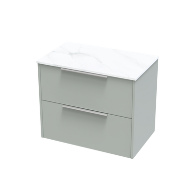 Nikau Pro Arctic 750 Double Drawer Wall Vanity