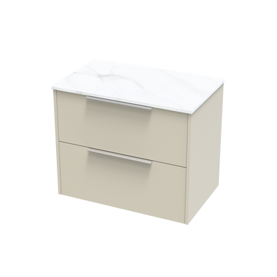 Nikau Pro Arctic 750 Double Drawer Wall Vanity