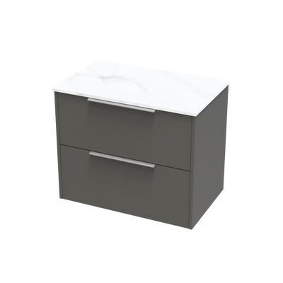 Nikau Pro Arctic 750 Double Drawer Wall Vanity