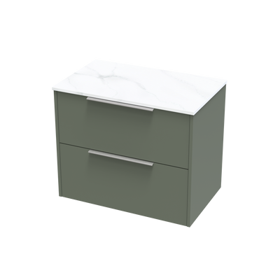 Nikau Pro Arctic 750 Double Drawer Wall Vanity