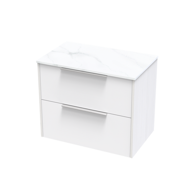 Nikau Pro Arctic 750 Double Drawer Two Tone Wall Vanity
