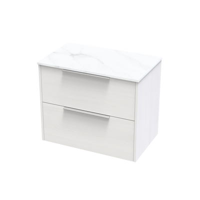 Nikau Pro Arctic 750 Double Drawer Wall Vanity