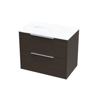 Nikau Pro Arctic 750 Double Drawer Wall Vanity