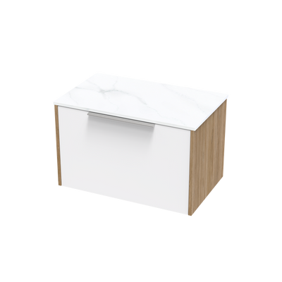 Nikau Pro Arctic 750 Single Drawer Two Tone Wall Vanity