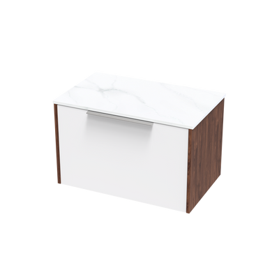 Nikau Pro Arctic 750 Single Drawer Two Tone Wall Vanity