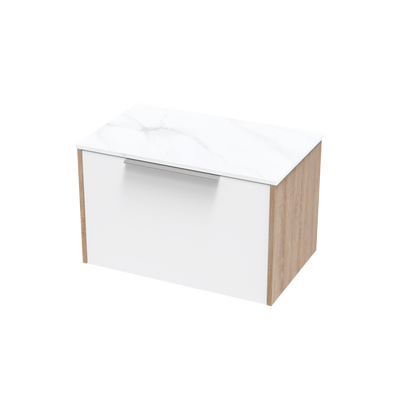 Nikau Pro Arctic 750 Single Drawer Two Tone Wall Vanity