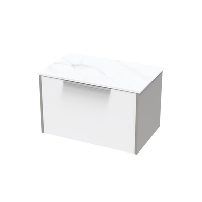 Nikau Pro Arctic 750 Single Drawer Two Tone Wall Vanity