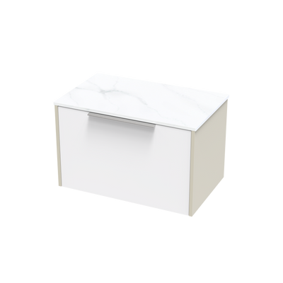 Nikau Pro Arctic 750 Single Drawer Two Tone Wall Vanity