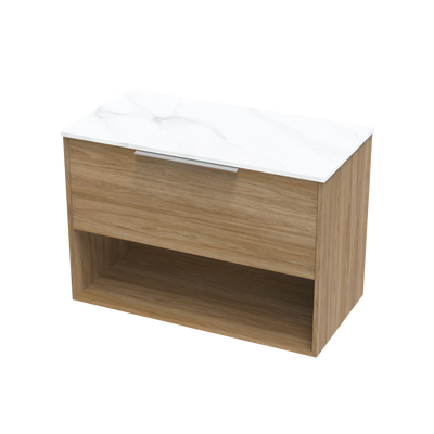 Nikau Pro Arctic 900 Drawer Open Wall Vanity