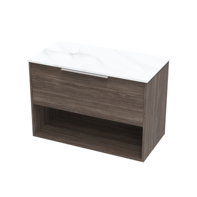 Nikau Pro Arctic 900 Drawer Open Wall Vanity