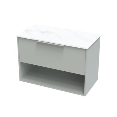 Nikau Pro Arctic 900 Drawer Open Wall Vanity