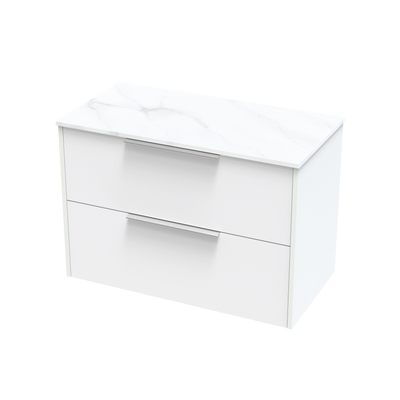 Nikau Pro Arctic 900 Double Drawer Wall Vanity