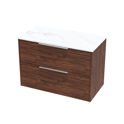 Nikau Pro Arctic 900 Double Drawer Wall Vanity