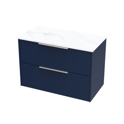 Nikau Pro Arctic 900 Double Drawer Wall Vanity