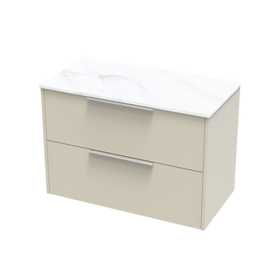 Nikau Pro Arctic 900 Double Drawer Wall Vanity