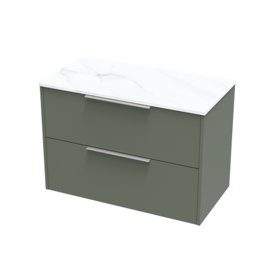 Nikau Pro Arctic 900 Double Drawer Wall Vanity