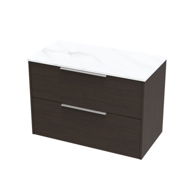 Nikau Pro Arctic 900 Double Drawer Wall Vanity