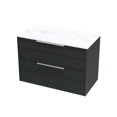 Nikau Pro Arctic 900 Double Drawer Wall Vanity