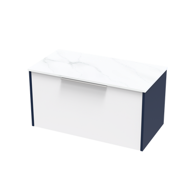 Nikau Pro Arctic 900 Single Drawer Two Tone Wall Vanity