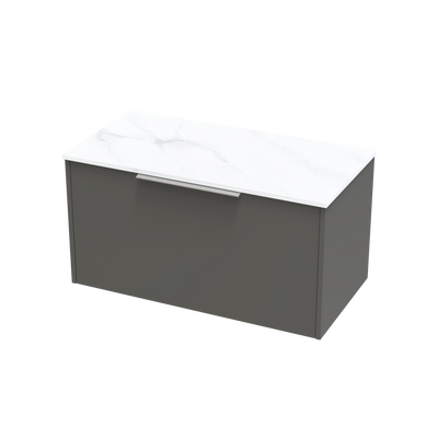 Nikau Pro Arctic 900 Single Drawer Wall Vanity