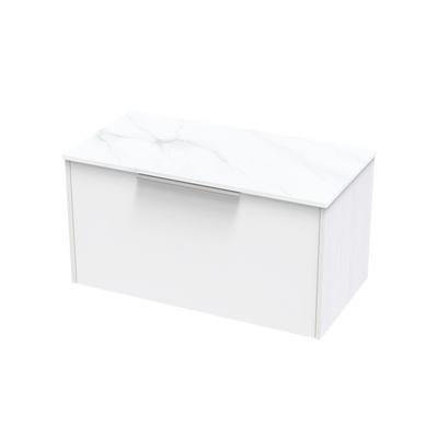 Nikau Pro Arctic 900 Single Drawer Two Tone Wall Vanity