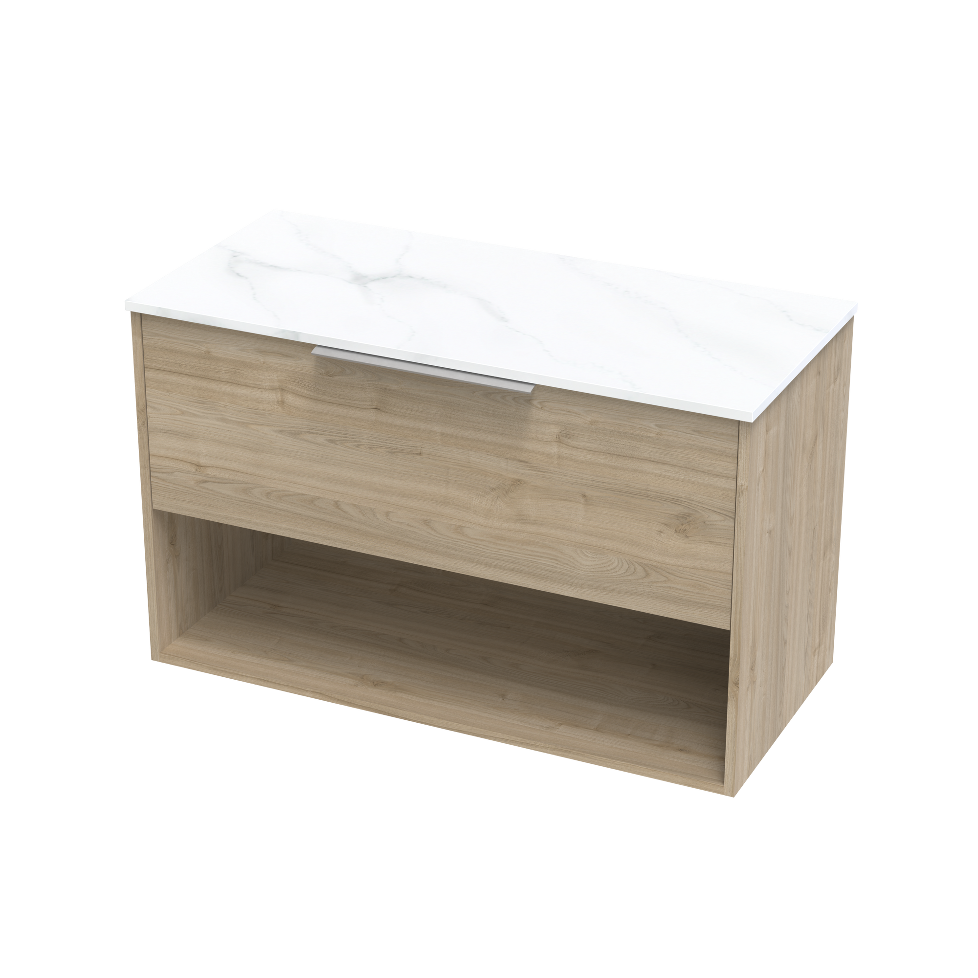 Nikau Pro Arctic 1000 Drawer Open Wall Vanity